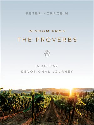 cover image of Wisdom from the Proverbs